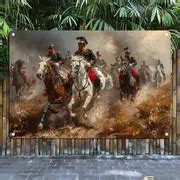 1pc Napoleon's Charge Metal Tin Sign, Frameless Aluminum Wall Art For Home, Bar, And Cafe Decor ...