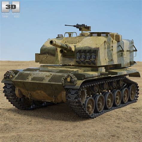 M52 Self Propelled Howitzer 3D Model - 3DHunt.co