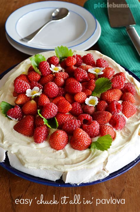 'Chuck it All in' Easy Pavlova Recipe - Picklebums