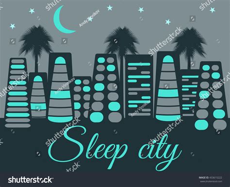 Night City Landscape Vector Illustration Stock Vector (Royalty Free) 433615222 | Shutterstock