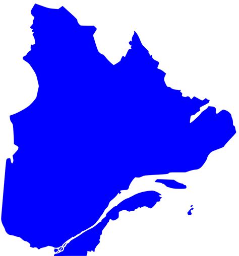 Clipart - Quebec map