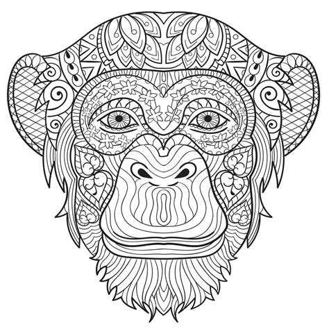 14+ Free Printable Monkey Coloring Pages Gif - rap-francais-a-telecharger