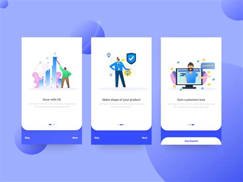 Onboarding Screens | Onboarding, App interface design, E-commerce app