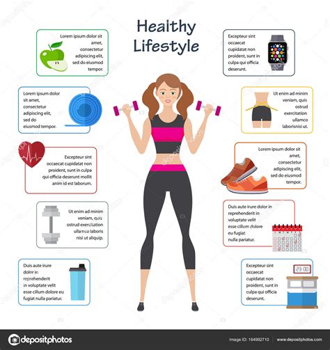 Women healthy lifestyle infographics. Sport and diet food lifestyle. Infographics brochure ...