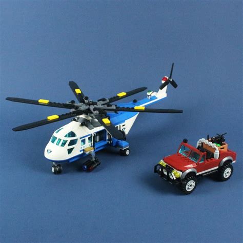 7003 407pcs Compatible with Lego blocks city Figure Swat Cop Helicopter ...