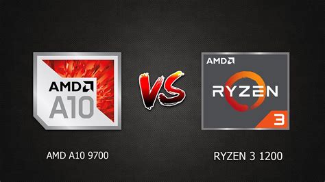 Benchmark AMD A10 9700 vs RYZEN 3 1200 gaming test - YouTube