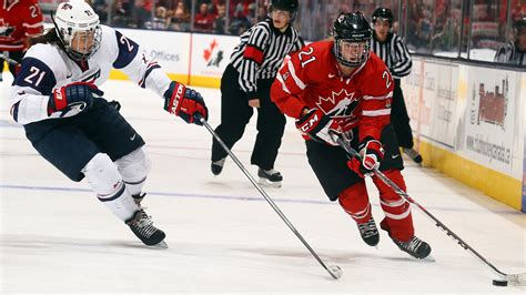 U.S. And Canadian Women's Hockey Brings Plenty Of Heat To The Ice : The ...