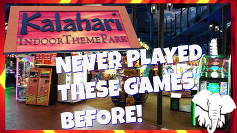 Kalahari Resort Arcade Wisconsin Dells I Have Never Played These Games Before! ArcadeJackpotPro ...