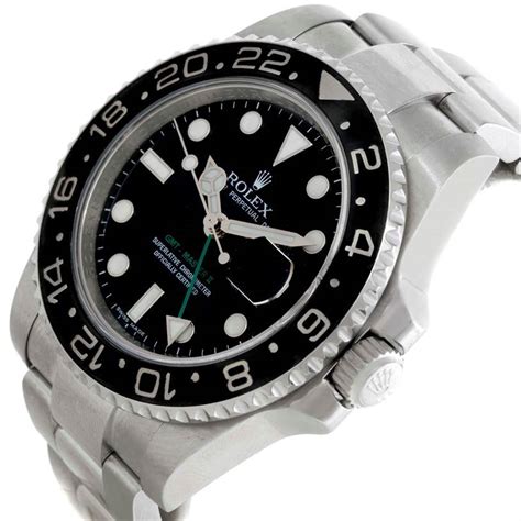 Rolex GMT Master II Ceramic Bezel Stainless Steel Mens Watch 116710 ...