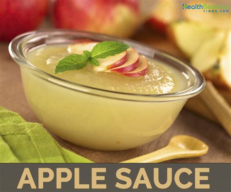 Apple sauce facts and health benefits