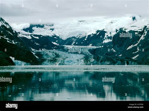 Alaska Glacier Bay National Park and Preserve Johns Hopkins Glacier as ...