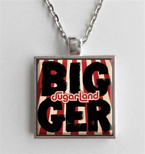 Sugarland - Bigger - Album Cover Art Pendant Necklace – Hollee