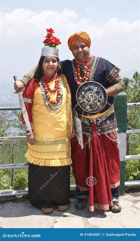 A Tourist Couple In Traditional Khasi Attire Editorial Photo - Image: 41804581