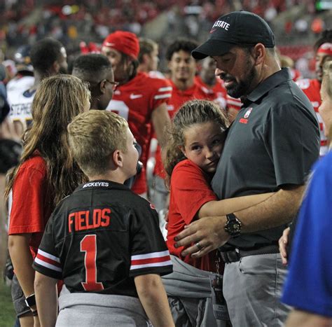 Watch Ohio State football coach Ryan Day and family join in singing ‘Carmen Ohio’ after win over ...