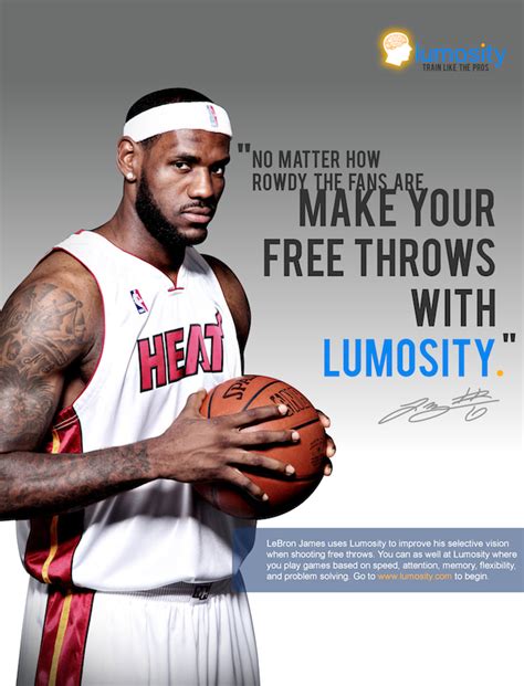 The King uses Lumosity. Do you? | Sports, Sports marketing, Lebron james