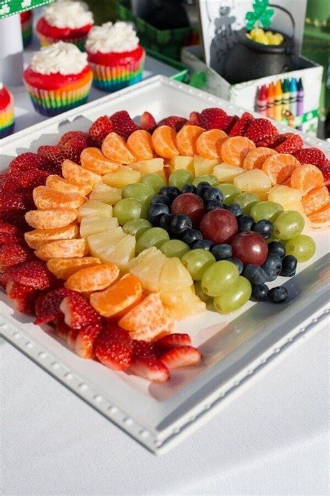Mesa de Frutas: Saiba Como Montar +60 Inspirações | Rainbow fruit ...