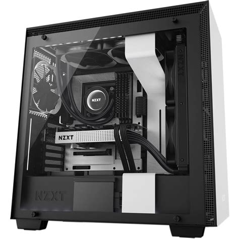 NZXT H700i Mid-Tower Case (White) CA-H700W-WB B&H Photo Video