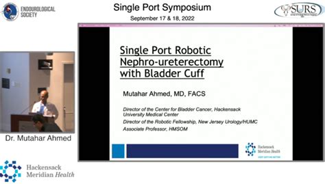 Experts in Surgery | Single Port Robotic Nephro-Ureterectomy with ...