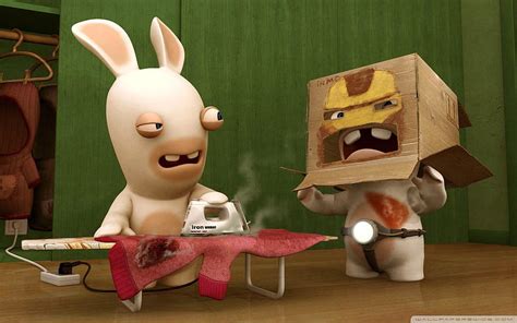 Rayman Raving Rabbids Funny Backgrounds, rabbids invasion HD wallpaper | Pxfuel