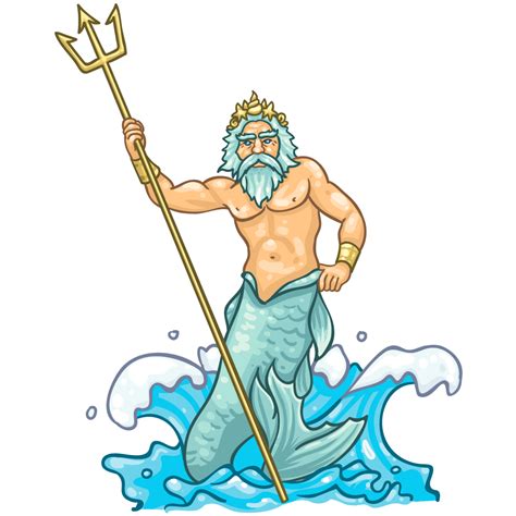 Poseidon Drawing | Free download on ClipArtMag