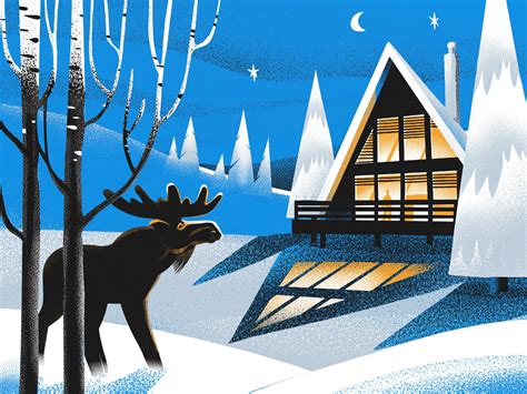 Snowy Art: Fresh Collection of Winter Illustrations - Design4Users