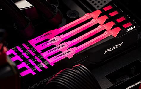 The new HyperX Fury DDR4 RAM comes with RGB lighting while keeping its ...