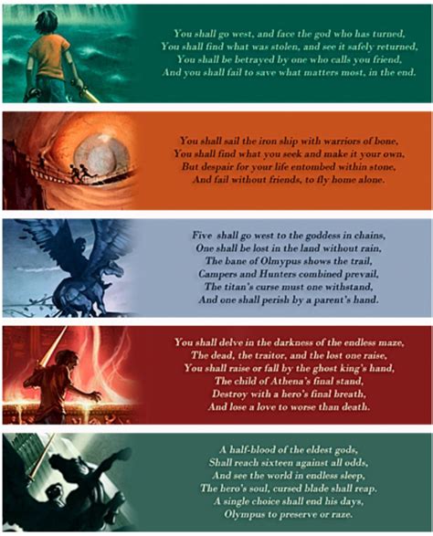 Prophecy | Percy jackson prophecy, Percy jackson quotes, Percy jackson