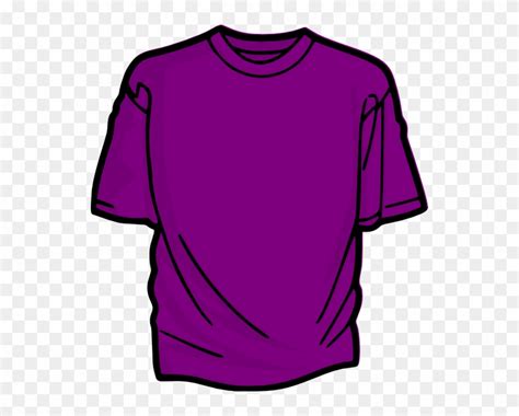 Purple T Shirt Template