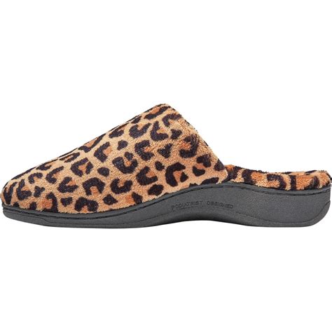 Women's Vionic Gemma Slippers Natural Leopard Fabric – Footwear etc.