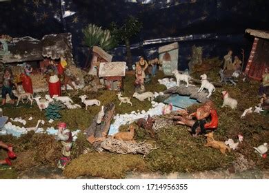 Christmas Nativity Scene Jesus Birth Nativity Stock Photo 1714956355 | Shutterstock