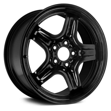 Dorman® 939-101 - 17x7 5-Spoke Black Steel Wheel