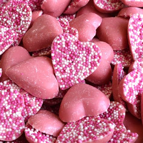 Pink Chocolate Hearts | UK Wedding Favours