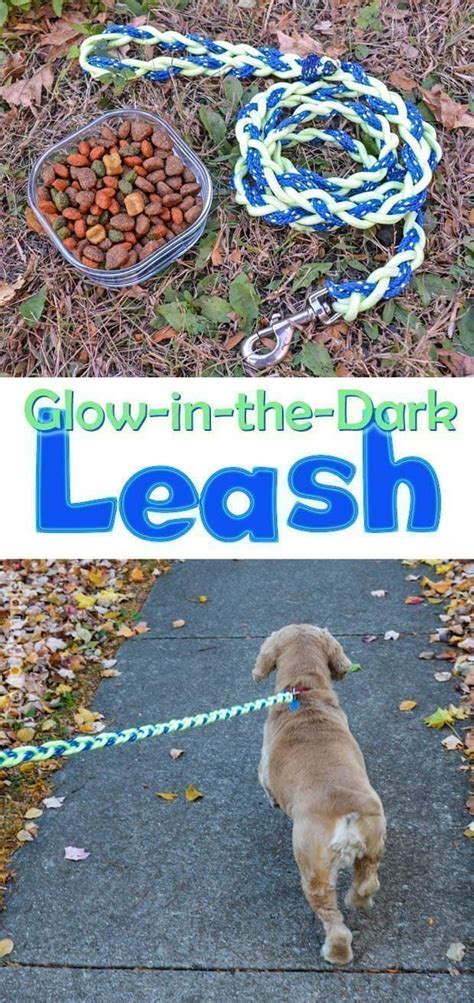 DIY Glow-in-the-Dark Dog Leash Tutorial