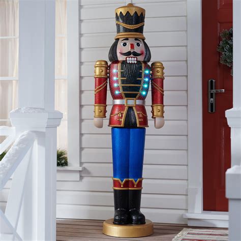 Collectibles 68 ANIMATED MUSICAL LED LIGHTED NUTCRACKER SOLDIER OUTDOOR ...