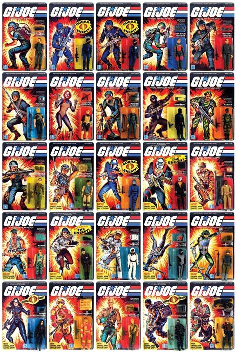 G.I. Joe action figures | Gi joe, Vintage toys, Action figures