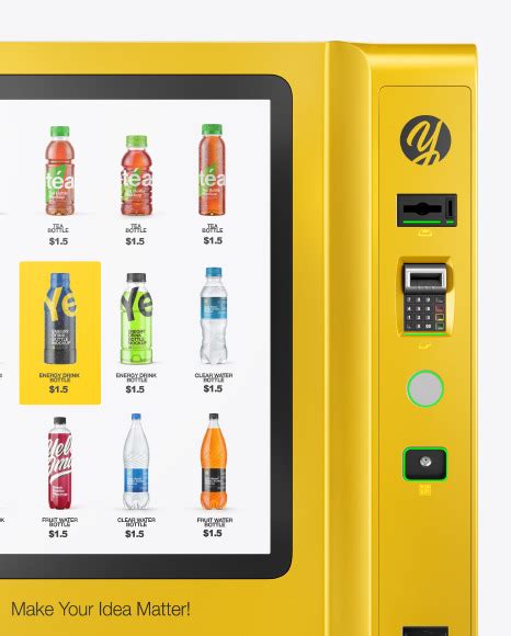 Vending Machine Mockup - Free Download Images High Quality PNG, JPG