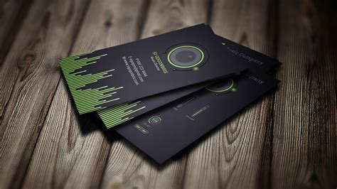 Music business card design on Behance