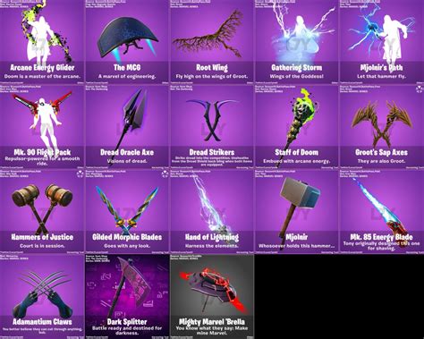 All skins, back blings, harvesting tools, emotes, sprays, and cosmetics in Fortnite's 14.00 ...