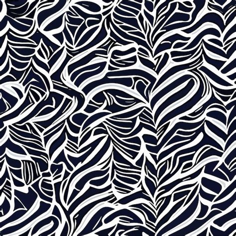 Premium Vector | Seamless pattern with zebra black and white strips