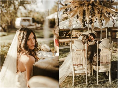 Bohemian, Rustic + Romantic Bridal Inspiration Styled Shoot at Gold Hill Gardens Wedding Venue