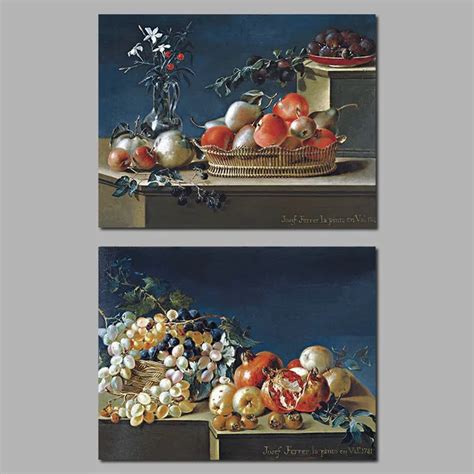 Abstract oil fruit paintings for kitchen print canvas art wall ...