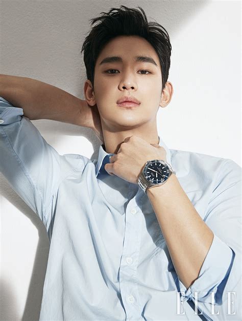 Kim Soo Hyun is impeccably handsome in 'Elle' pictorial wearing 'Mido' watches | allkpop