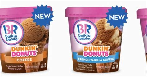 New Dunkin' Donuts Coffee-Flavored Baskin-Robbins Ice Cream Lands in ...