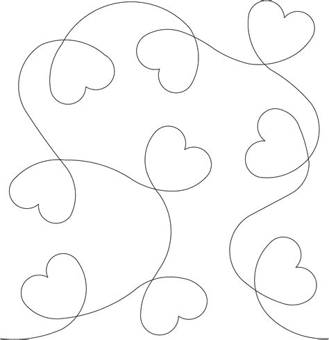 Heart Template For Quilting