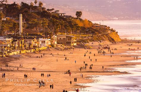 Del Mar Beach at Sunset, California, #35098