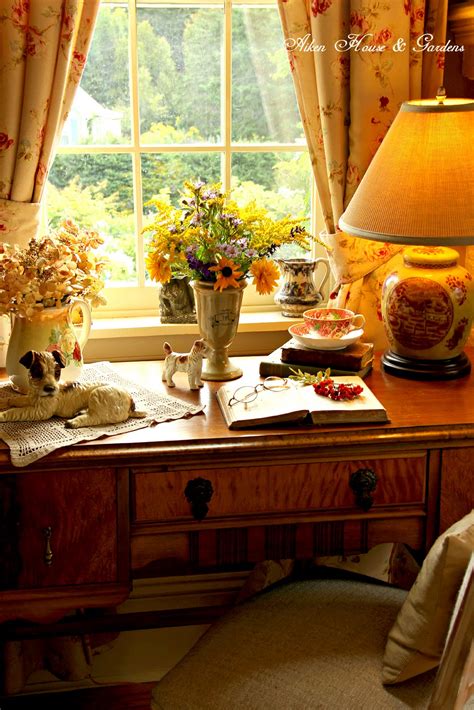 Aiken House & Gardens: Autumn Light in our Library