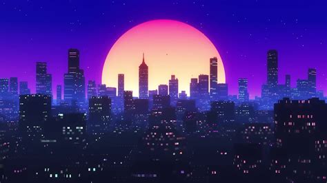 Anime Retrowave City Wallpapers - Wallpaper Cave