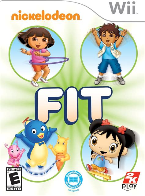 Nickelodeon Fit - Wii Standard Edition: Wii: Computer and Video Games ...