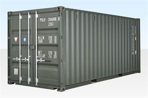 20ft Shipping Container (Dark Green) for Sale - Portable Space