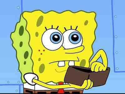 Spongebob wallet Blank Template - Imgflip